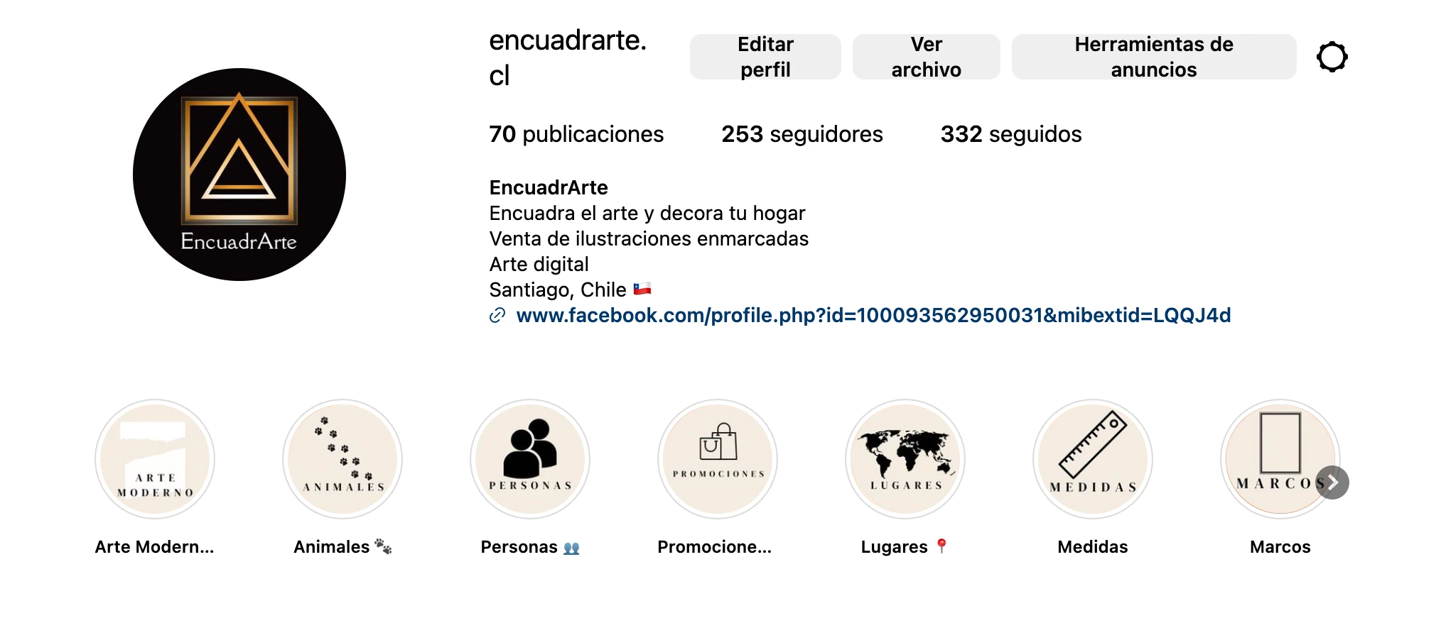 Instagram Encuadrarte